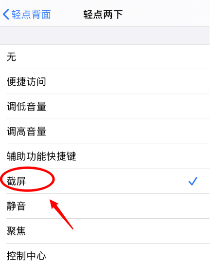 神池苹果手机维修分享iPhone12如何启用双击截屏 